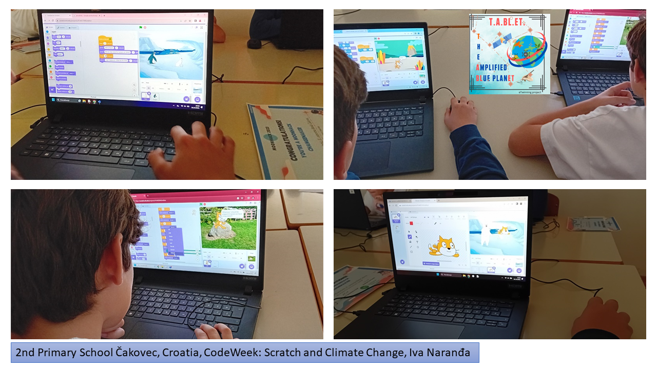 CodeWeek - eTwinning projekt - Scratch i klimatske promjene